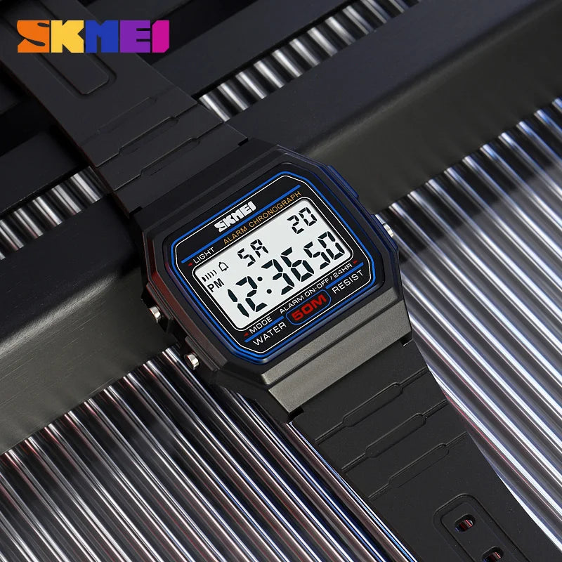 SKMEI 2042 Men's Military Digital Watch – LED, Waterproof, Chronograph, Alarm