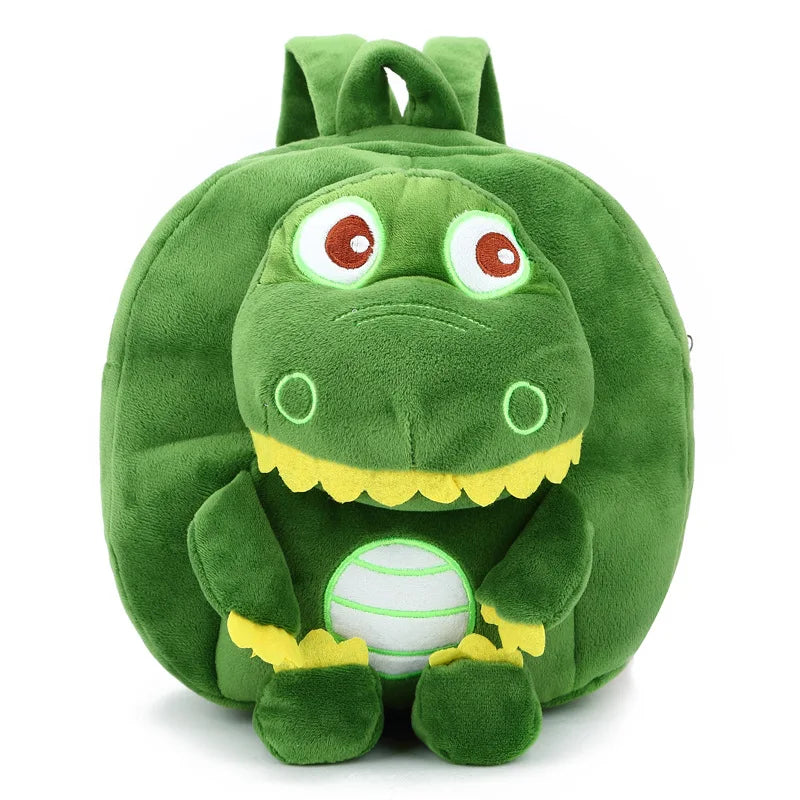 Soft Plush Dinosaur Toddler Backpack – Winter School Bag