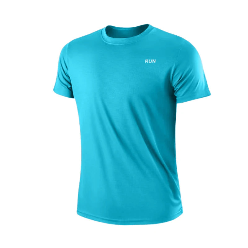 Men's Quick Dry Gym T-Shirt – Moisture Wicking Polyester