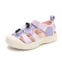 Jiiyello Camouflage Sports Sandals - Toe Protection Water Shoes for Kids