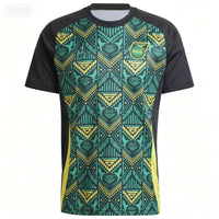 New Summer Men's New Jamaica Football T Shirt Outdoor Sport Loose Quick Dry Short Sleeve Training Casual Fitness Clothing Top