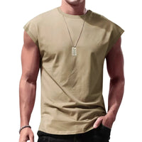 Men's Loose Sleeveless Tank Top – Breathable Casual Vest | Round Neck | Summer Sport & Streetwear