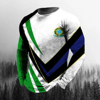 Vintage Brazilian Flag 3D Print Autumn Men's O-Neck T-shirt Casual Long Sleeve Oversized T Shirt Fashion Pullover Men Clothing