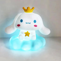 Lámpara de Mesa Sanrio - Luz Nocturna de Kuromi, Cinnamoroll y Pochacco Estilo Japonés