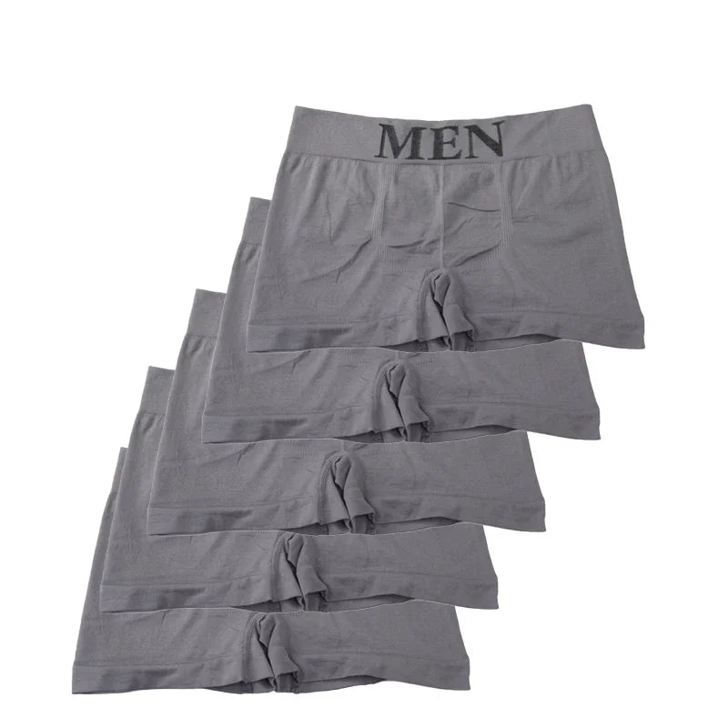 Men's Boxer Briefs 5-Pack — High-Stretch Breathable Underwear