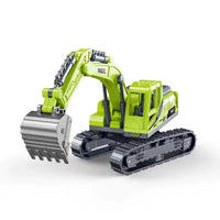 Excavadora de Juguete con Inercia - Camión de Construcción Educativo para Niños y Niñas
