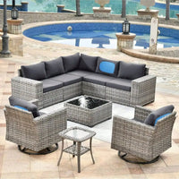 Tropical Print Outdoor Sofa Cushion Cover Set | Stretch Seat Protectors