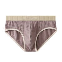 Men's Cotton Briefs – Soft, Breathable & Comfortable | Mid-Rise Striped Underwear