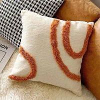 Bohemian Embroidered Pillow Cover - Geometric Tassel Cushion Case