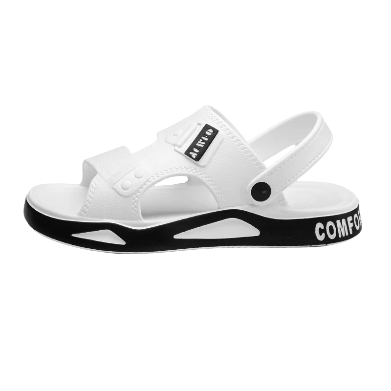 Men's EVA Thick Sole Beach Sandals - Non-Slip Open Toe Summer Slides