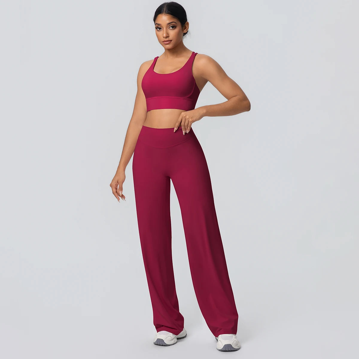 Conjunto Yoga Mujer Premium - Tecnología Naked Feel Ultra Cómodo | Gym & Running