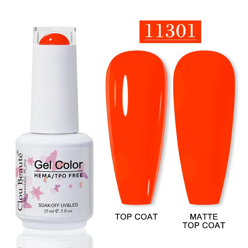 No-Wipe Top Coat & Sticky Base Coat UV Gel Polish — Long-Lasting, MSDS Certified, 15ml
