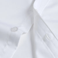 Men's Old Money Style Sleek Stretch Dress Shirt Regular Fit Solid Wrinkle-Free Long Sleeve Casual Business Button-up Shirts