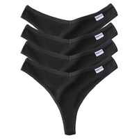 Set de 4 Panties de Algodón Talle V - Tanga G-String FINETOO