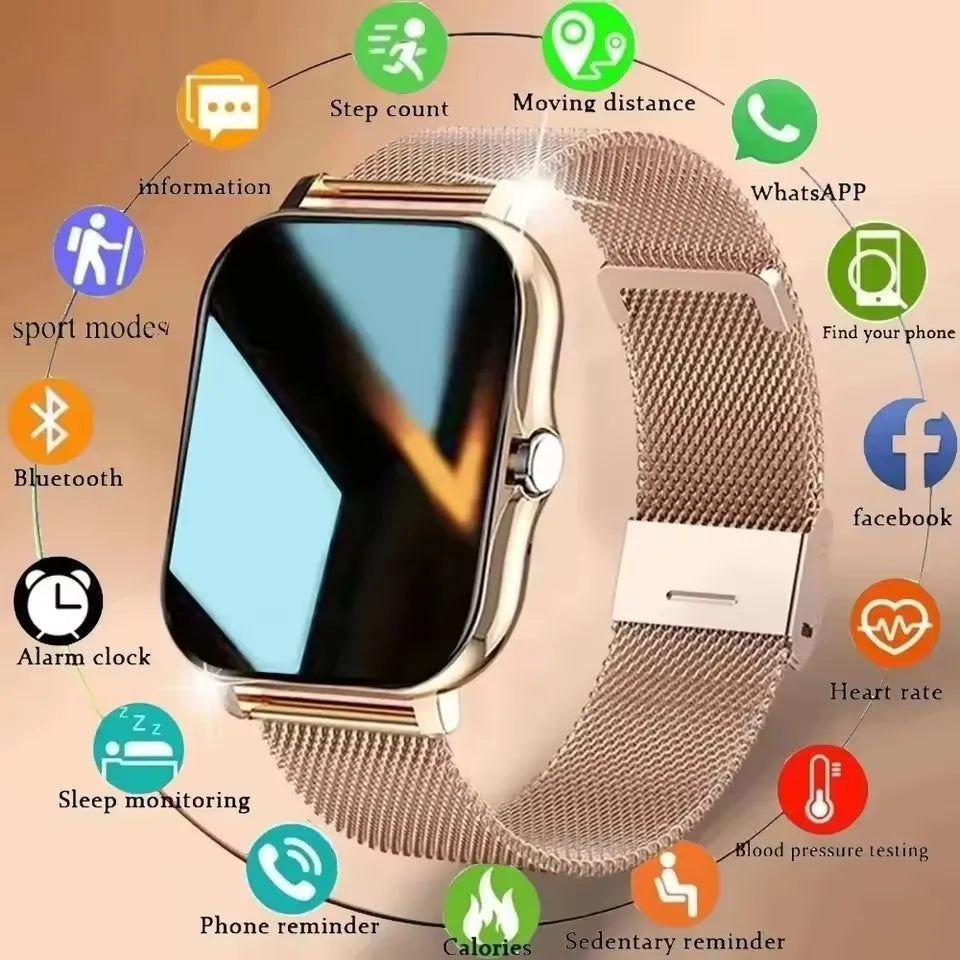 COTAUL Y13 Smart Watch | 1.83" Bluetooth Calling Health Monitor Fitness Tracker for Android & iOS