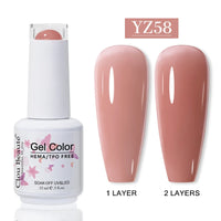 No-Wipe Top Coat & Sticky Base Coat UV Gel Polish — Long-Lasting, MSDS Certified, 15ml