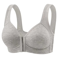Sostén Sin Costuras FallSweet con Cierre Frontal - Bralette Push Up Sin Aro Cobertura Total