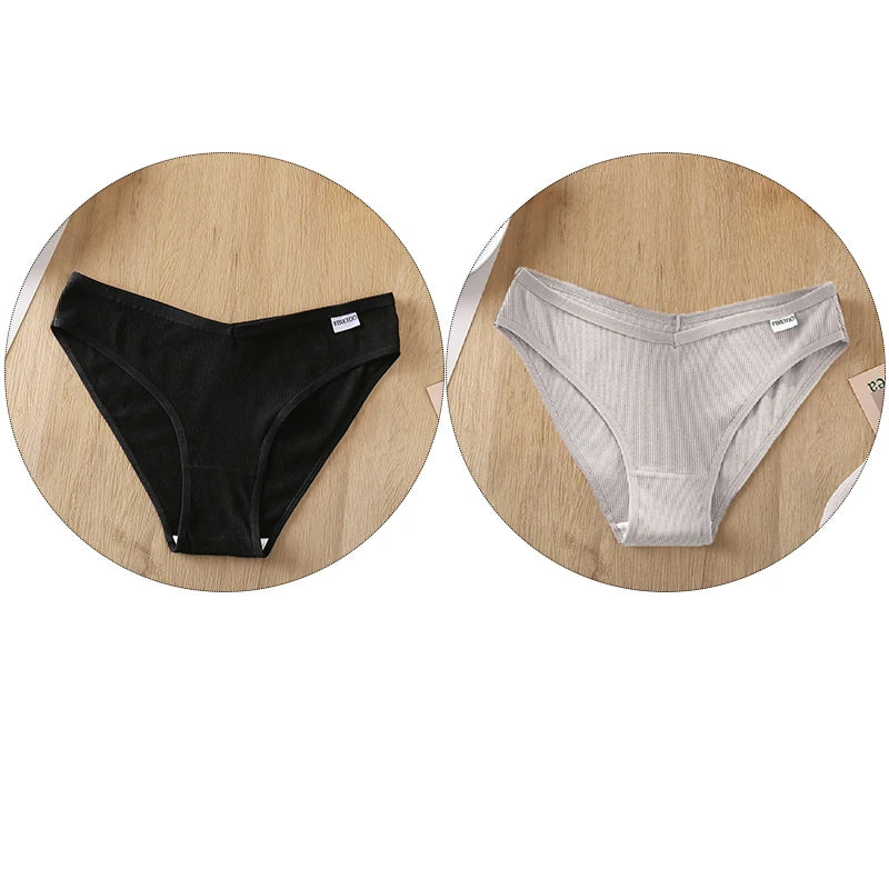Set de 2 Panties de Algodón Hipoalergénico Talle V Plus M-4XL
