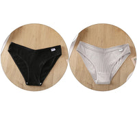 Set de 2 Panties de Algodón Hipoalergénico Talle V Plus M-4XL