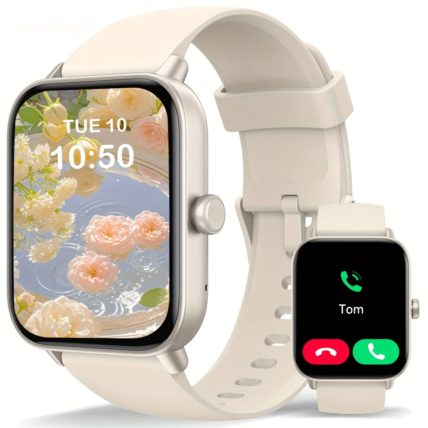 Smart watch, wireless calling, customizable dial, remote photography, multiple sports modes, suitable for iPhone/Android