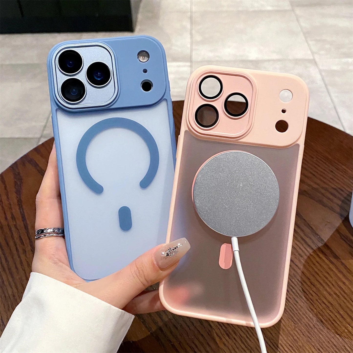 New iphone 17 Pro Max Air Matte Magnetic phone Case For iPhone 17 17A ir 17 Pro For Magsafe Wireless Charger Cover