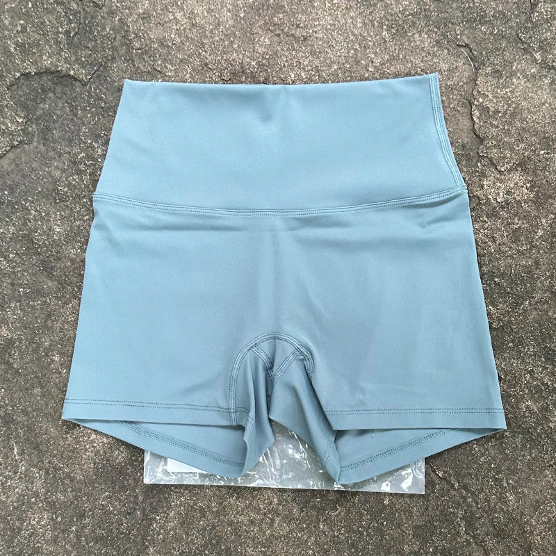 Shorts Deportivos Mujer Cintura Alta - Yoga Gym Running con Efecto Levanta Glúteos