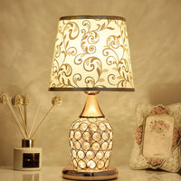 Crystal Table Lamp - Modern Bedroom Lighting