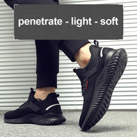 Men's Steel Toe Safety Shoes - Puncture-Proof Work Sneakers
