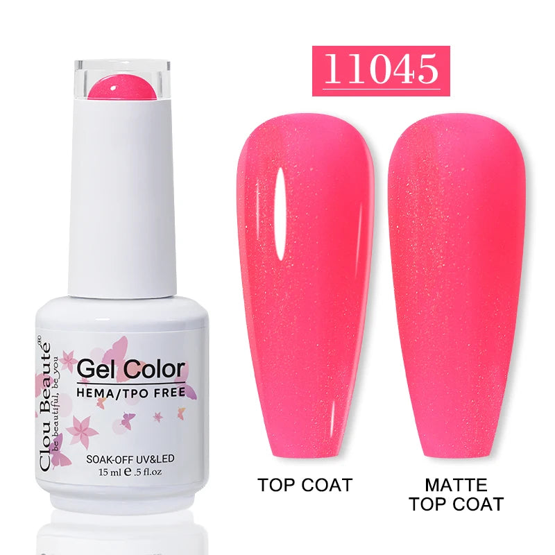No-Wipe Top Coat & Sticky Base Coat UV Gel Polish — Long-Lasting, MSDS Certified, 15ml