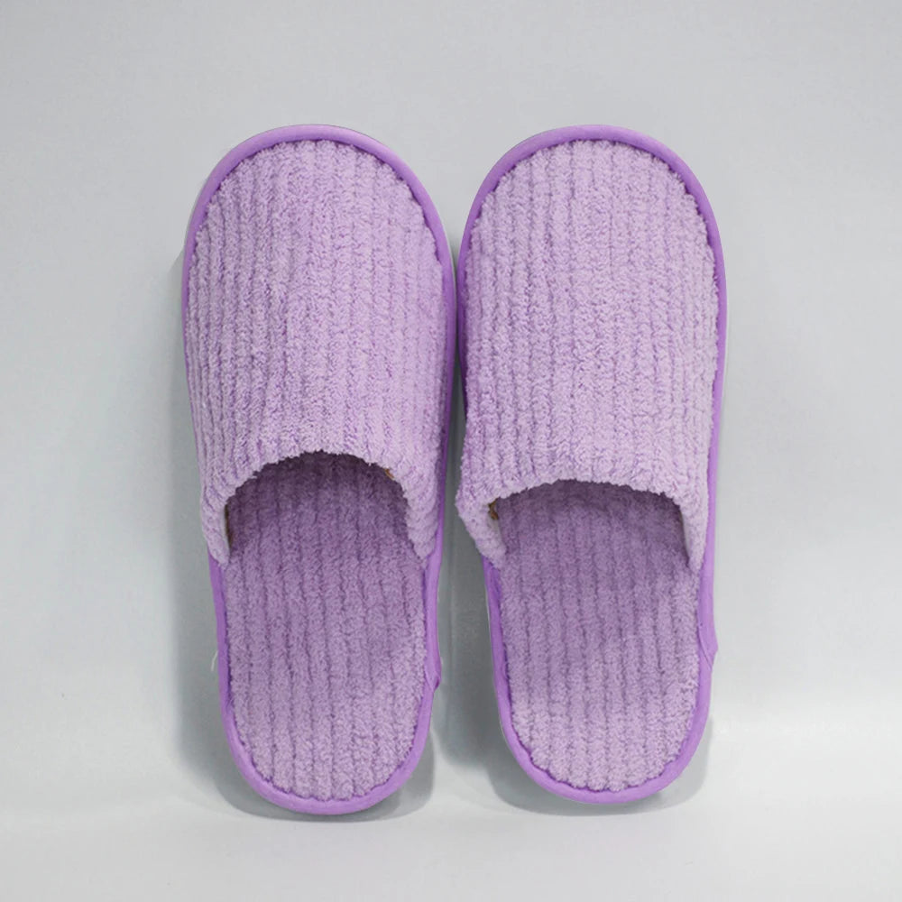 Pantuflas de Felpa Mujer - Antideslizantes Silenciosas para Casa Invierno