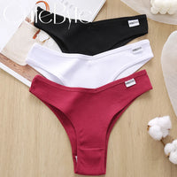 Panties brasileñas de algodón sin costuras hipoalergénicas mujer