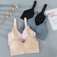 Maternity Push-Up Nursing Bra | Wire-Free Breastfeeding Bra for Women | M–XXL