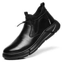 Zapatos de Seguridad para Hombre con Puntera de Acero - Impermeables y Resistentes