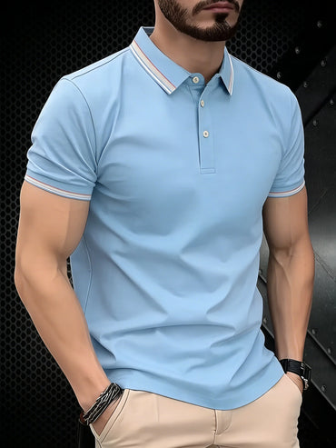 Stretch Polo T-Shirt | Slim Fit Golf Polo for Men | Sizes M–4XL