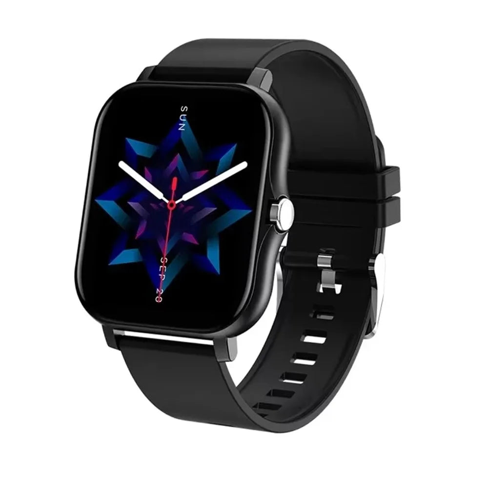 LAXASFIT Fashion Smart Watch | 1.85" AMOLED HD Bluetooth Calling Health Monitor 100+ Watch Faces for Men & Women