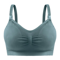 Seamless Maternity Nursing Bralette | Wire-Free Sleep Bra for Pregnant & Breastfeeding Women