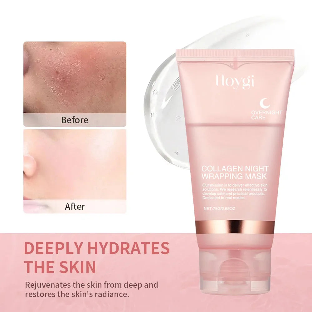 Eelhoe Collagen Overnight Peel-Off Face Mask – 75ml | Anti-Aging, Hydrating & Firming Korean Skincare