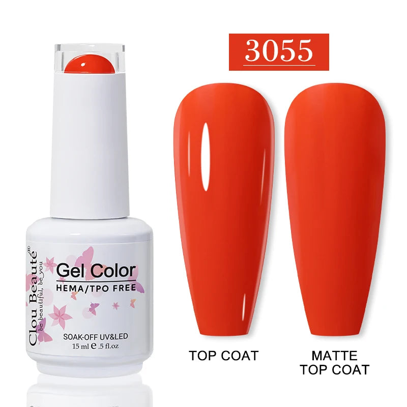 No-Wipe Top Coat & Sticky Base Coat UV Gel Polish — Long-Lasting, MSDS Certified, 15ml