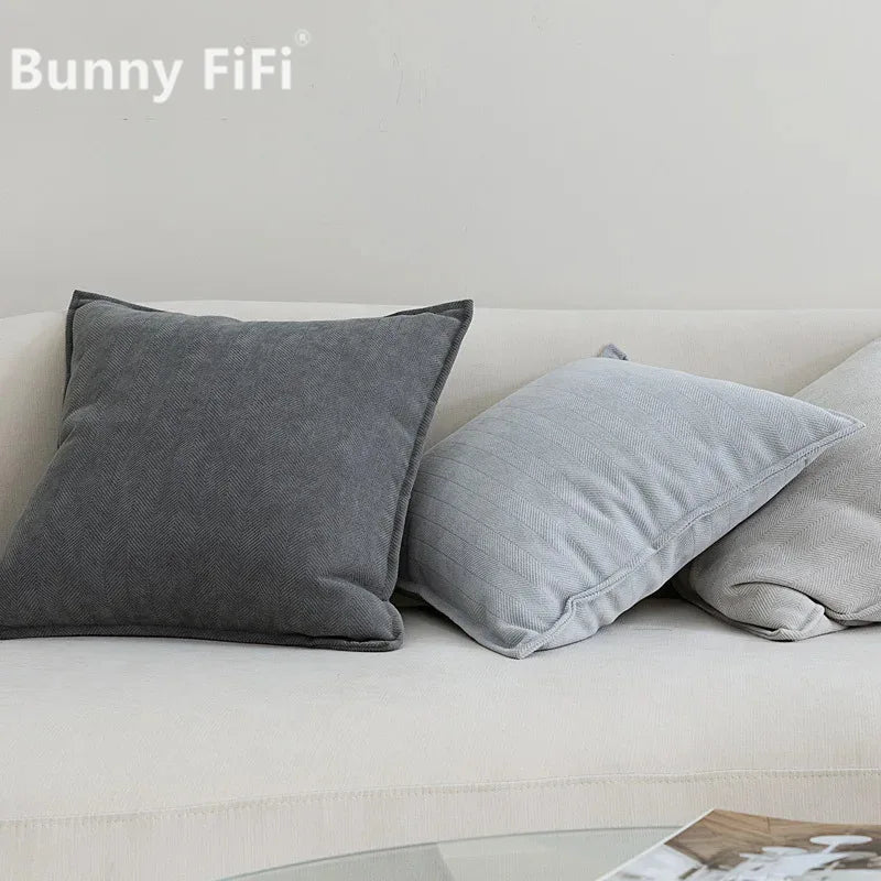 Nordic Chenille Throw Pillow Cover | Thickened Soft Cushion Case for Modern Living