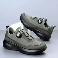 Zapatillas Deportivas Antideslizantes para Hombre - Suela Gruesa con Botón Giratorio