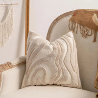 Modern Loop Yarn Knit Pillow Cover | Minimalist Textured Cushion Case