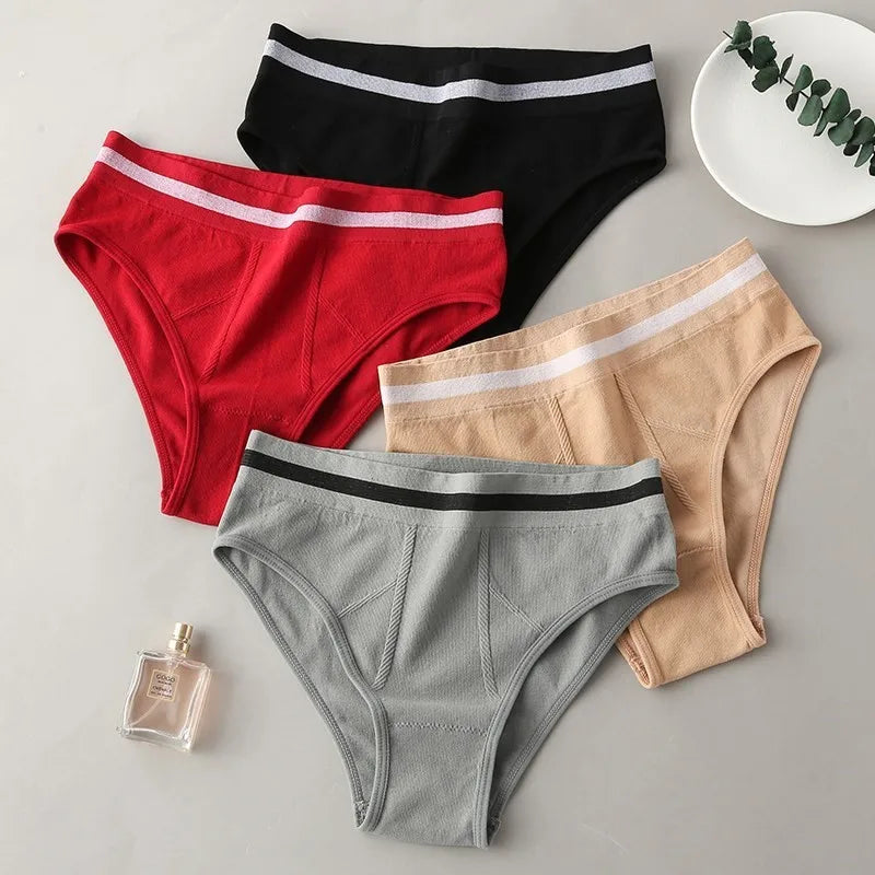 Panties de Tiro Alto para Mujer - Ropa Interior Cómoda y Sexy Tallas S-4XL