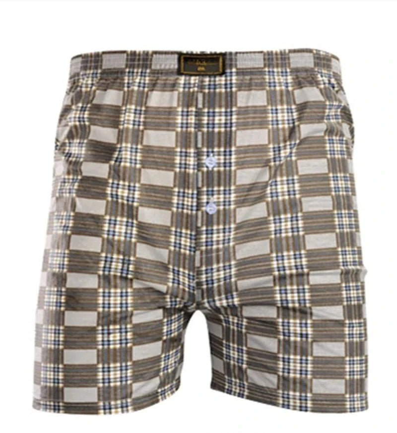 Men's Summer Printed Boxer Shorts — Breathable, Loose Fit, Beach & Homewear, Sizes L–XXL