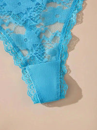 Lace Thong Set – 3 Pack | Low-Rise G-String Panties