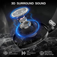 MAMBASNAKE x ATTACK SHARK L80 Light Weight Wireless Gaming Headset Lightspeed 3.5mm Audio Jack with Microphone
