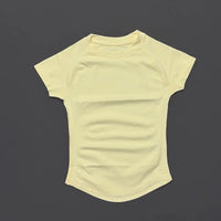 Women's Seamless Workout Top – Short Sleeve Yoga & Gym T-Shirt | Slim Fit Activewear