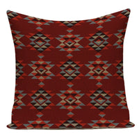 Boho Geometric Printed Throw Pillow Cover | Linen Cotton Cushion Case for Sofa
