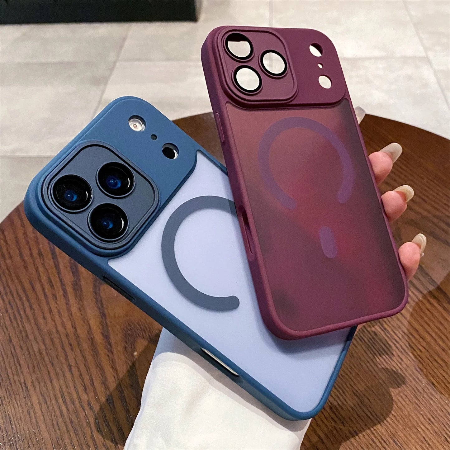 New iphone 17 Pro Max Air Matte Magnetic phone Case For iPhone 17 17A ir 17 Pro For Magsafe Wireless Charger Cover