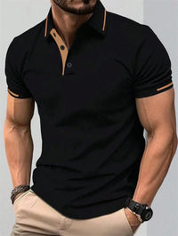 3D Print Polo Shirt for Men | Slim Fit Short Sleeve Streetwear Polo | XS–4XL