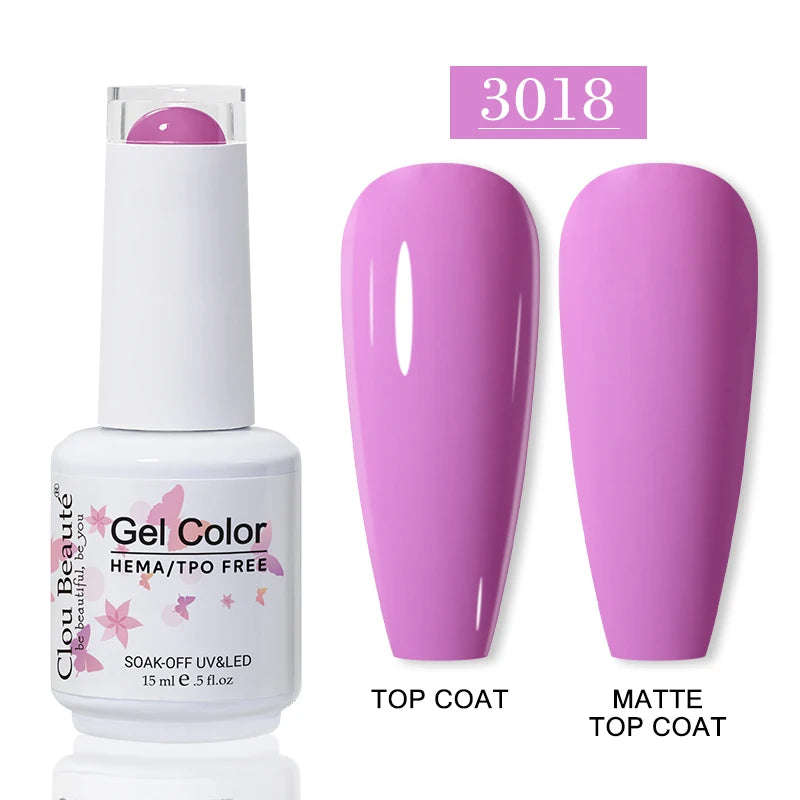 No-Wipe Top Coat & Sticky Base Coat UV Gel Polish — Long-Lasting, MSDS Certified, 15ml